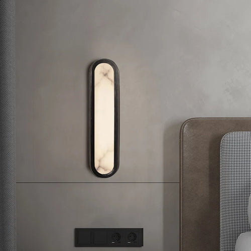 applique murale led en marbre pour intérieur moderne - vue 2 sur 7