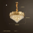 lustre moderne en cristal pampilles et acier inoxydable