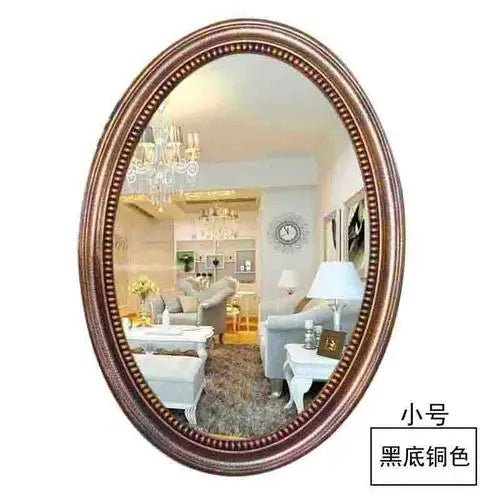 miroirs décoratifs ovales nordiques suspendus en macramé - vue 12 sur 12