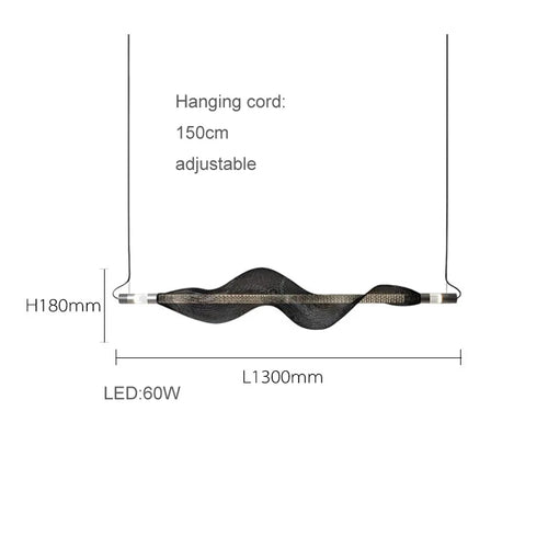 lustre design led acrylique tendance éclairage moderne 2024 - vue 11 sur 18