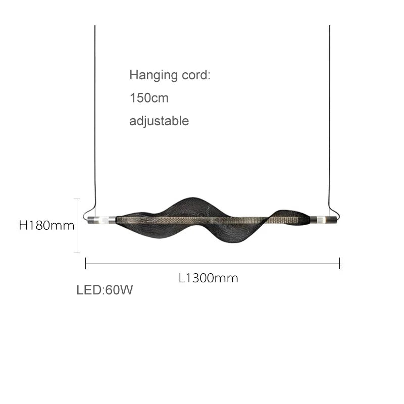lustre design led acrylique tendance éclairage moderne 2024 - vue 11 sur 18