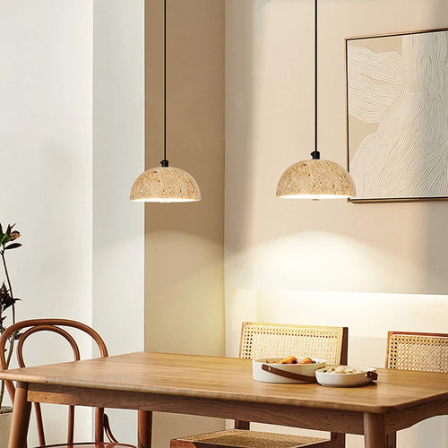 suspension wabi sabi trois têtes design minimaliste européen pour restaurants - vue 2 sur 6