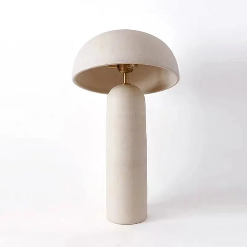 lampe à poser en poterie japonaise style wabi-sabi décoration artistique - vue 4 sur 8