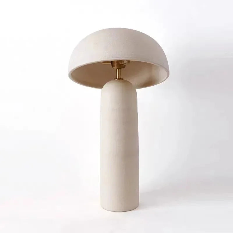 lampe à poser en poterie japonaise style wabi-sabi décoration artistique - vue 4 sur 8