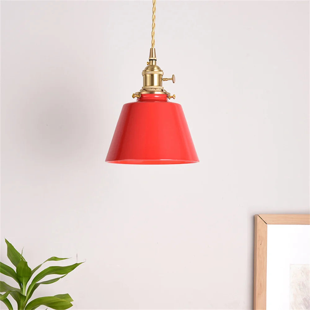 lampe led suspendue en céramique moderne pour loft - vue 8 sur 12