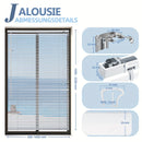 Store vénitien aluminium sans perçage pour fenêtre chambre