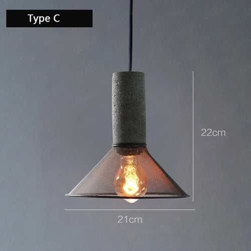 Loft Suspension lampes fer forgé led Vintage Salle à manger - vue 10 sur 12