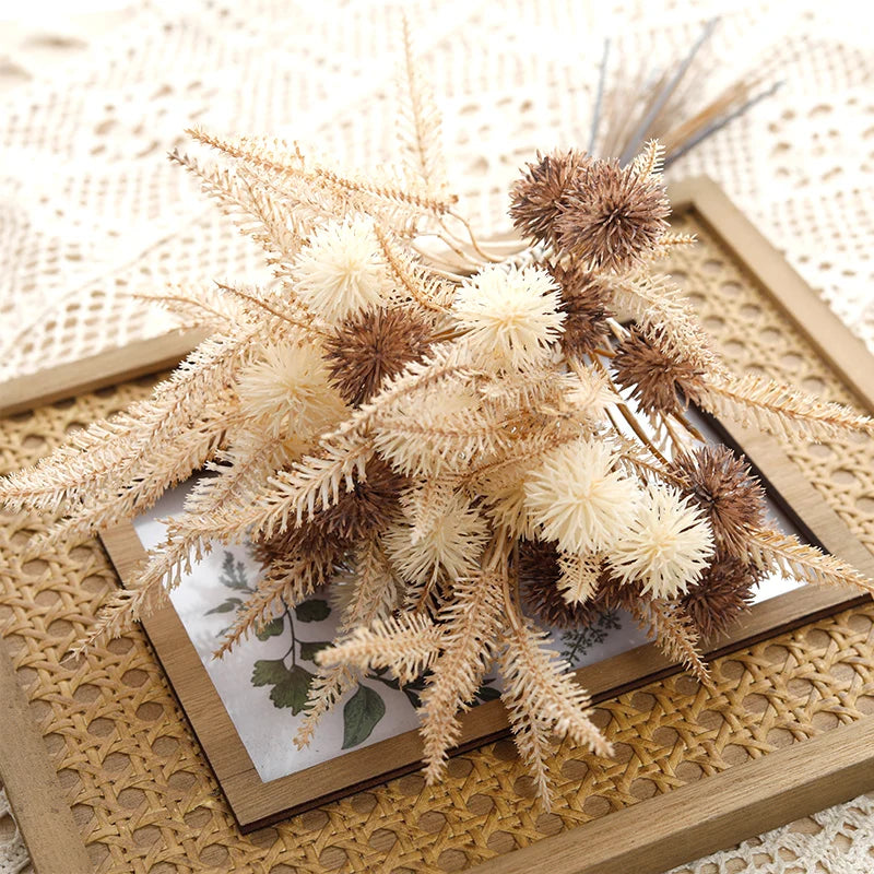 lot de boules de fleurs artificielles pour décoration et bricolage - vue 4 sur 9