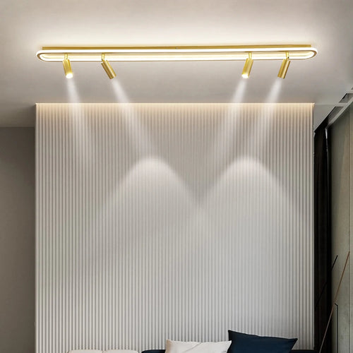 lustre led moderne pour éclairage intérieur gradation longue - vue 3 sur 18