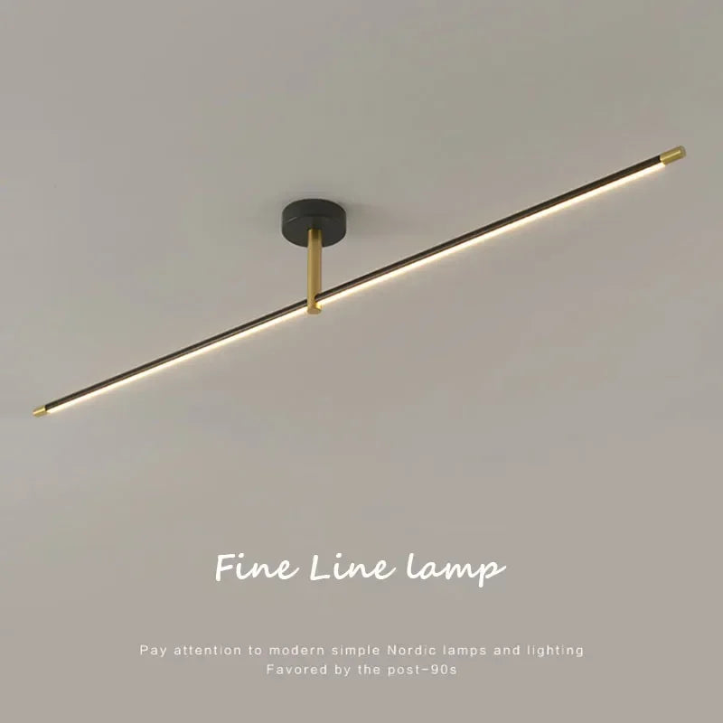lustre moderne à leds pour allée et miroir décoratif - vue 2 sur 12