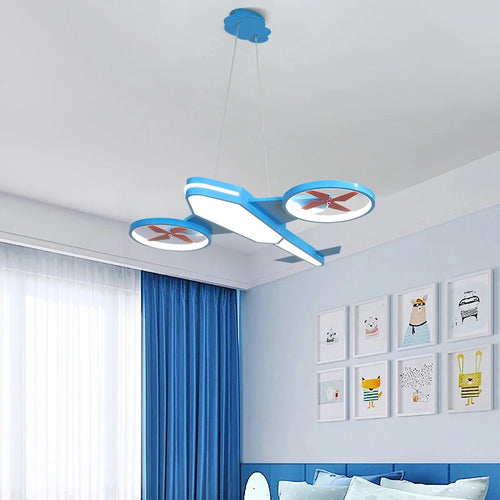 plafonnier avion nordique décoration intérieure lumière dimmable pour enfants - vue 9 sur 8