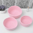 paniers en corde de coton pour rangement et organisation des objets