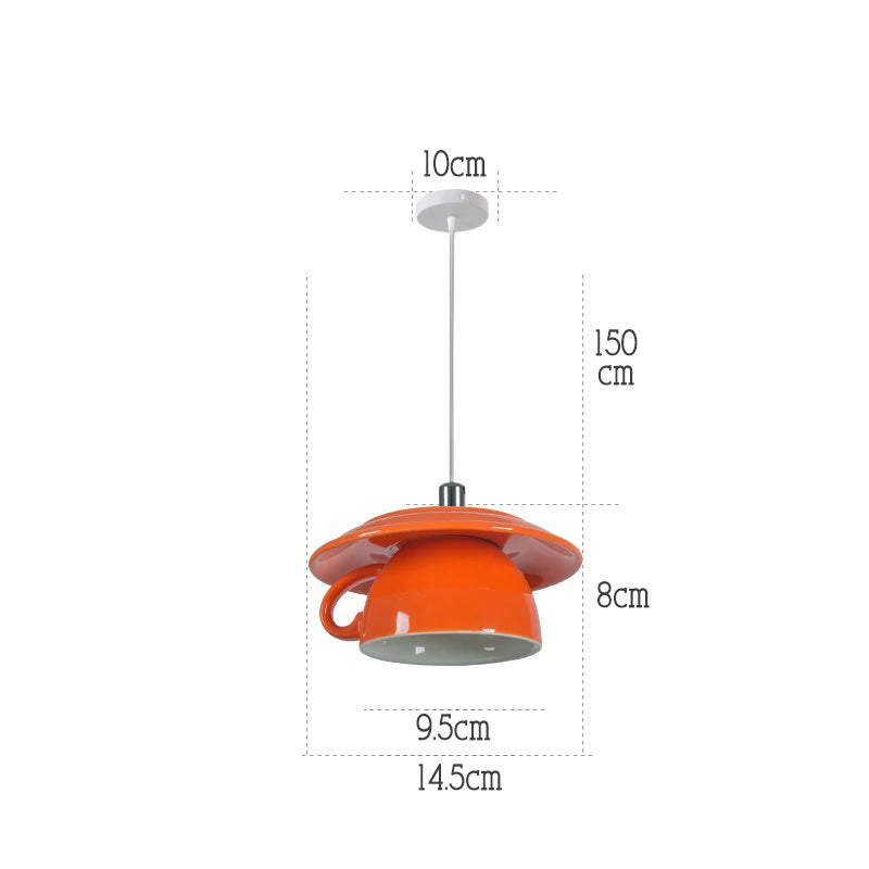 lampe suspension céramique moderne led - vue 19 sur 28