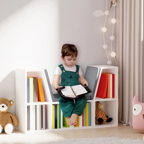 bibliothèque originale avec étagère cube pour enfants - vue 5 sur 6