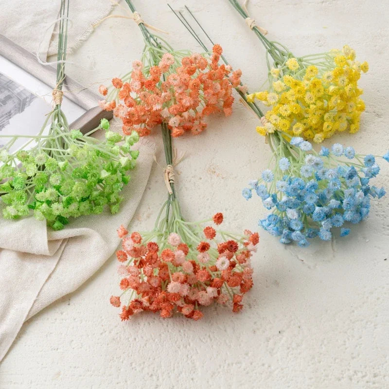 bouquet de gypsophiles artificielles pour décoration de mariage - vue 4 sur 16
