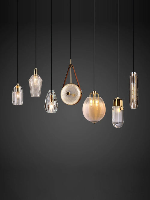 lustre moderne à LED pour un éclairage élégant et design - vue 2 sur 25