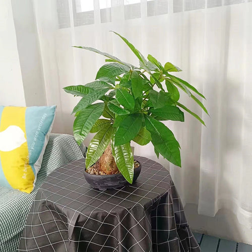 arbre artificiel monstera pot fausses plantes tropicales décoration intérieure - vue 4 sur 6