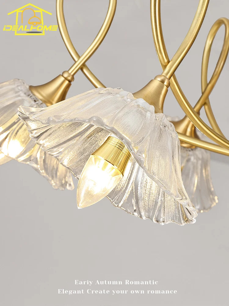 lustre rétro médiéval en cuivre et bois massif pour intérieur - vue 4 sur 8