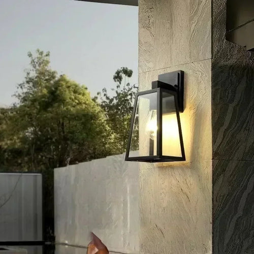 applique murale super lumineuse étanche extérieure style européen - vue 5 sur 6