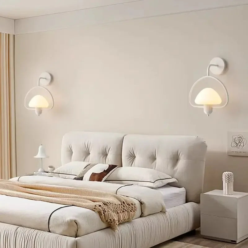 applique murale champignon led décoration intérieure moderne élégante - vue 4 sur 10