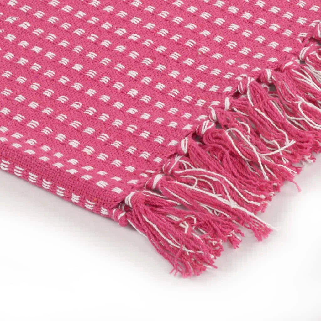 Plaid coton chevrons doux confortable pour salon chambre - vue 5 sur 17
