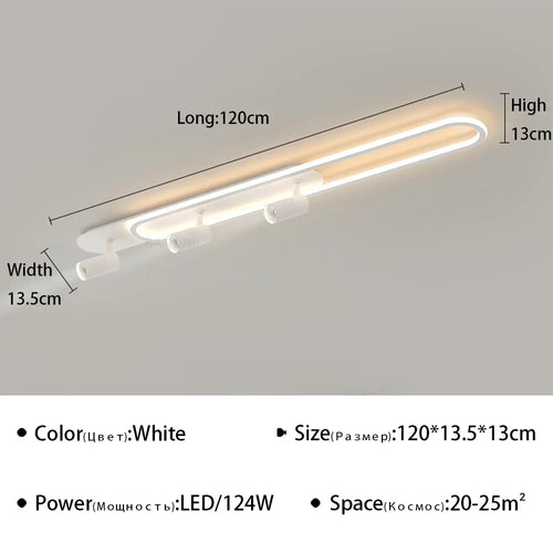 plafonnier led moderne pour décoration d intérieur et éclairage décoratif - vue 11 sur 18