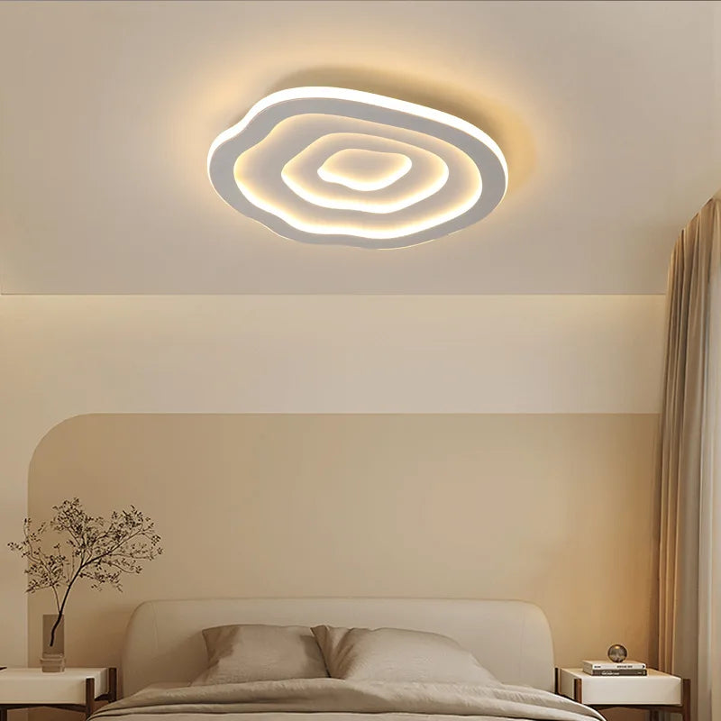 plafonnier moderne minimaliste à lumière led créative ultra mince - vue 2 sur 12