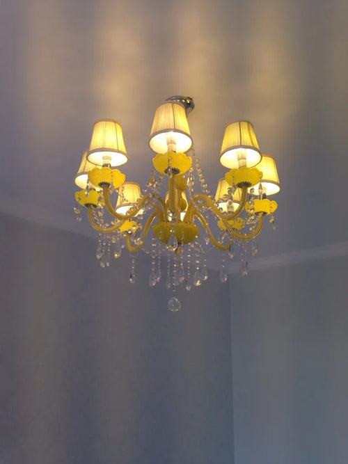 lustre en cristal fantaisie pour mariage moderne élégant - vue 14 sur 13