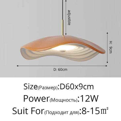 lustre d'art moderne minimaliste wabi-sabi pour bar créatif - vue 14 sur 14