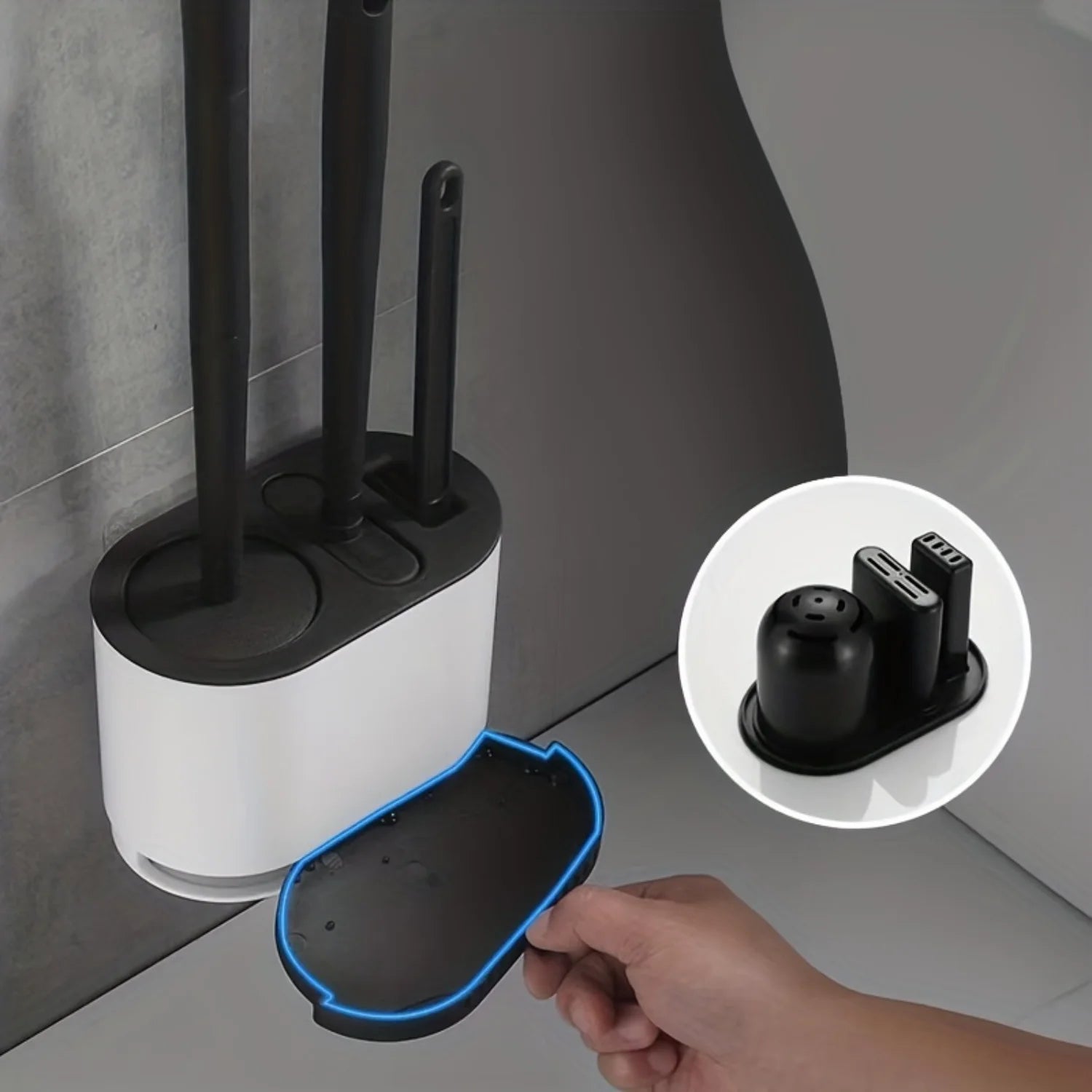 ensemble de brosses en silicone pour un nettoyage rapide et facile - vue 6 sur 8