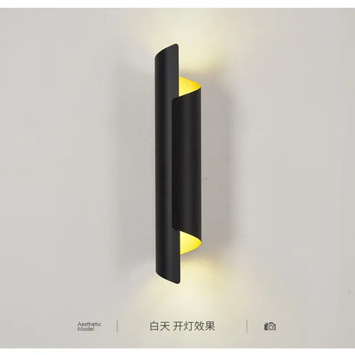 Modern living room background wall lamp, bedroom bedside wall lamp, Nordic creative E27 staircase and corridor lighting fixture - vue 4 sur 13