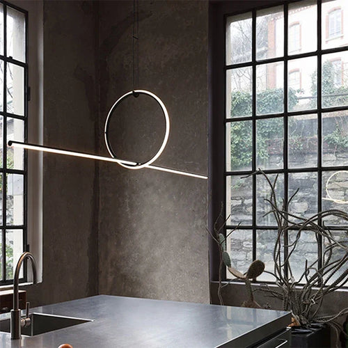 lustre nordique led pour décoration créative de la maison - vue 4 sur 7