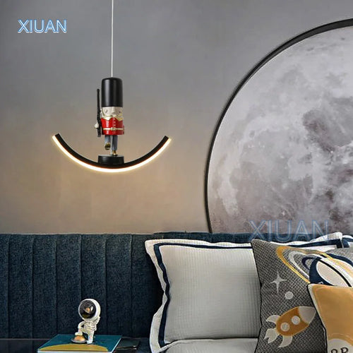 lampe suspendue déco licorne - vue 4 sur 14