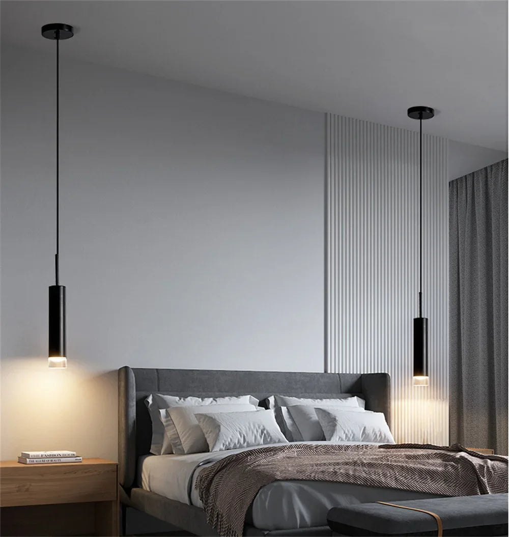 Lamp Modern Adjustable LED Pendant Light, Elegant Ceiling Hanging LED Light Fixture For Kitchen Island Living Room Bedroom - vue 5 sur 8