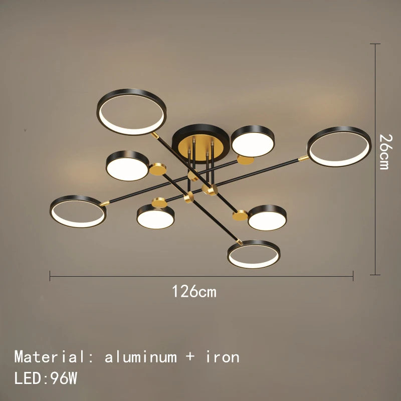 plafonnier led minimaliste 3 températures luminaire décoratif intérieur