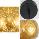 lustre led sandyha style asie du sud-est décoration intérieure dorée