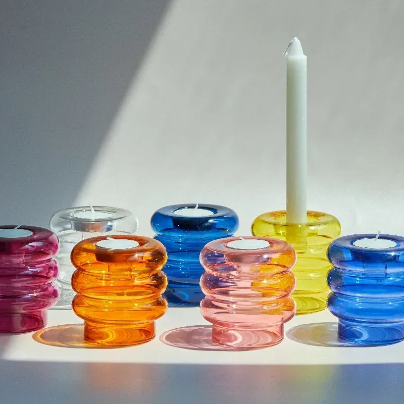 bougeoirs coniques décoratifs pour mariage et fêtes - vue 4 sur 14