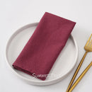 Serviette de table coton lavé style méditerranéen lot