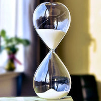horloge de sable créative pour une décoration intérieure élégante