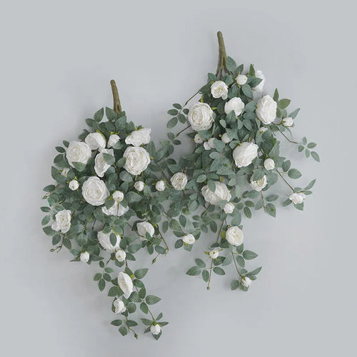 fleurs artificielles suspendues pour décoration extérieure et intérieure - vue 3 sur 12