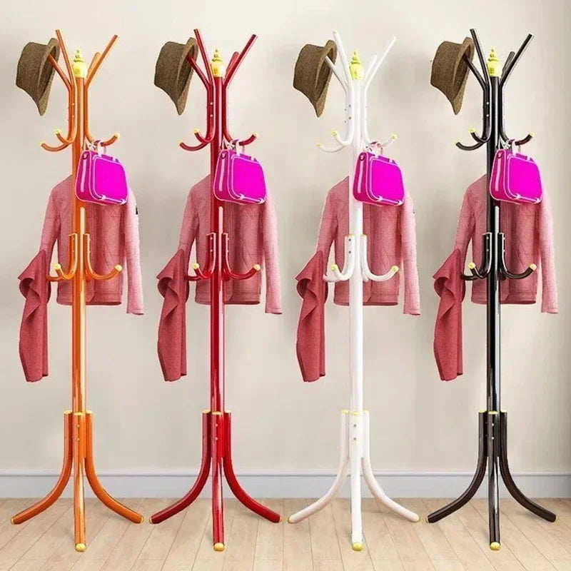 porte-manteau en métal avec 9 crochets pour vêtements et accessoires - vue 1 sur 12