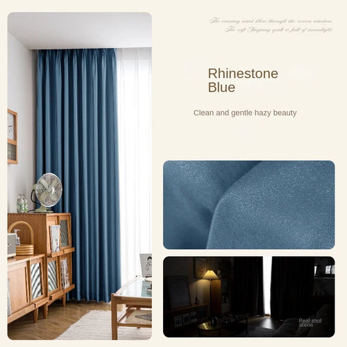 Rideau occultant moderne pour salon chambre balcon - vue 10 sur 12
