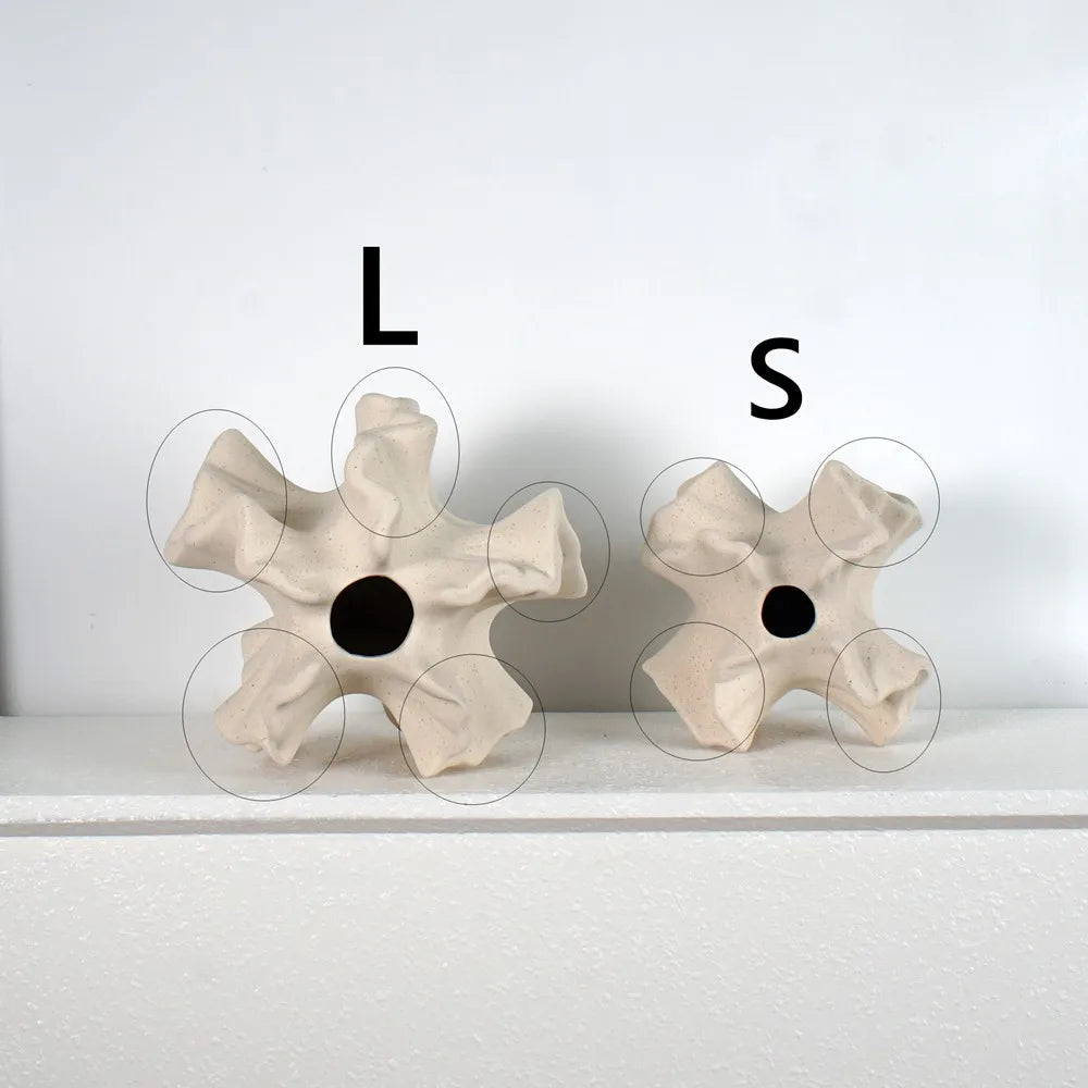 vase en céramique design nordique pour décoration florale moderne - vue 4 sur 10