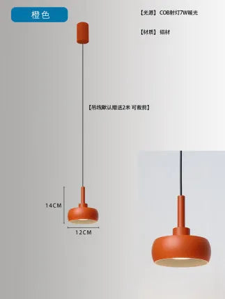 suspension nordique en aluminium pour décoration minimaliste
