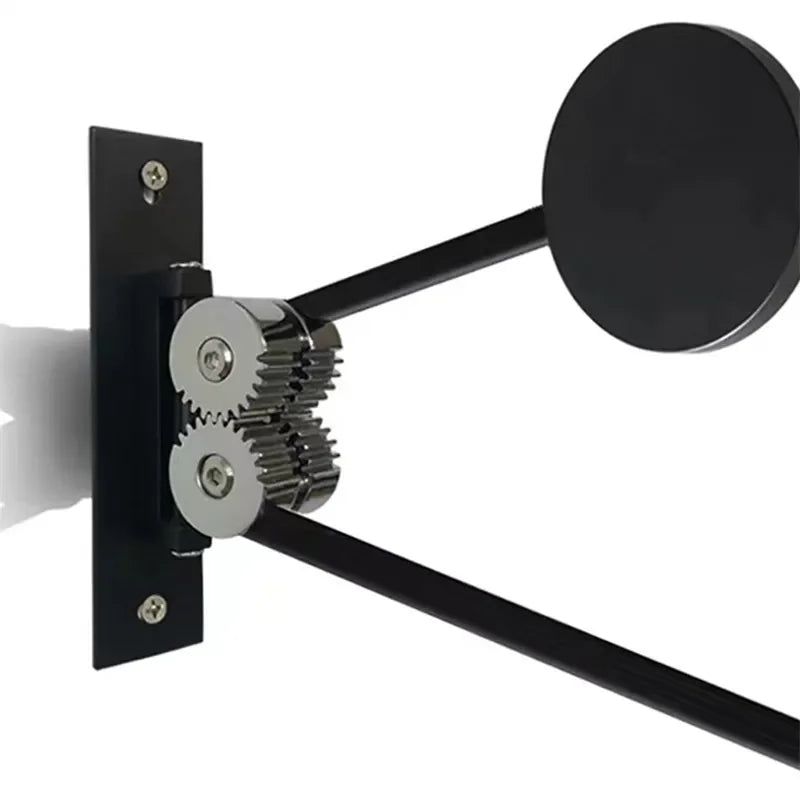 Swing Arm Wall Lamp Adjustable Long Pole Sconce Light for Reading Living Room Bedroom - vue 6 sur 12