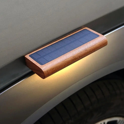applique murale solaire rechargeable ambiance jardin extérieur - vue 2 sur 8