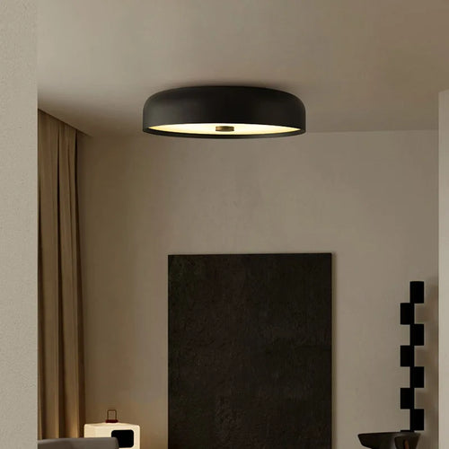Plafonnier LED nordique Orange/noir/blanc - vue 7 sur 9