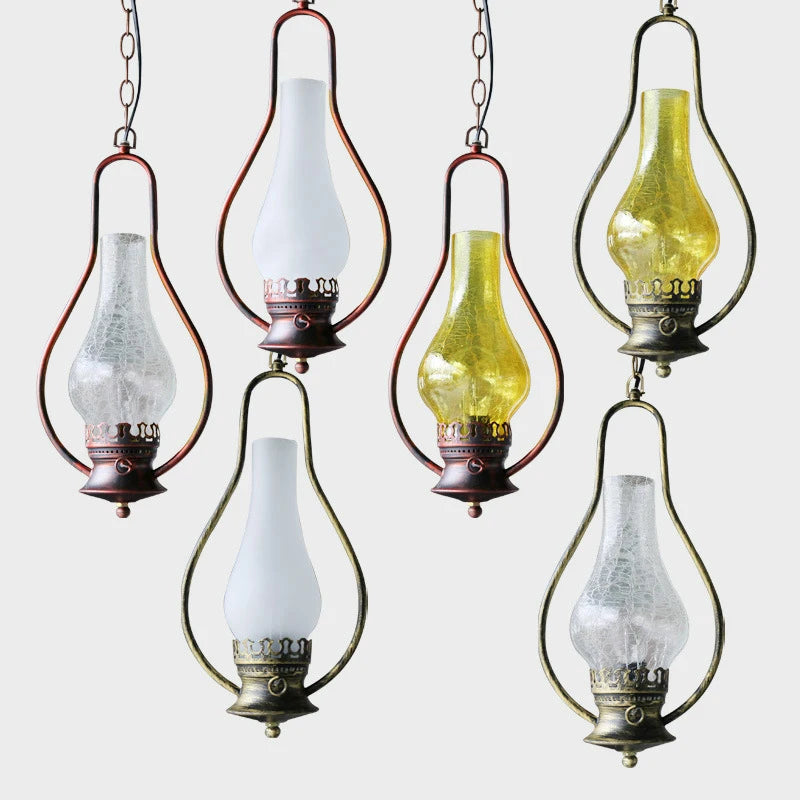 suspension rétro en kérosène pour décoration intérieure industrielle - vue 5 sur 12