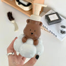 bouteille mousse ours cartoon distributeur savon désinfectant mains portable