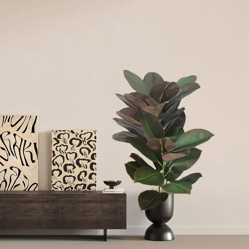 branches artificielles de ficus tropical pour décoration intérieure et extérieure - vue 3 sur 10